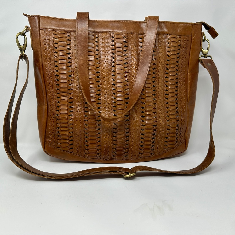 High Noon — The Blake tote/shoulder bag handcrafted buffalo leather - Picture 3 of 12